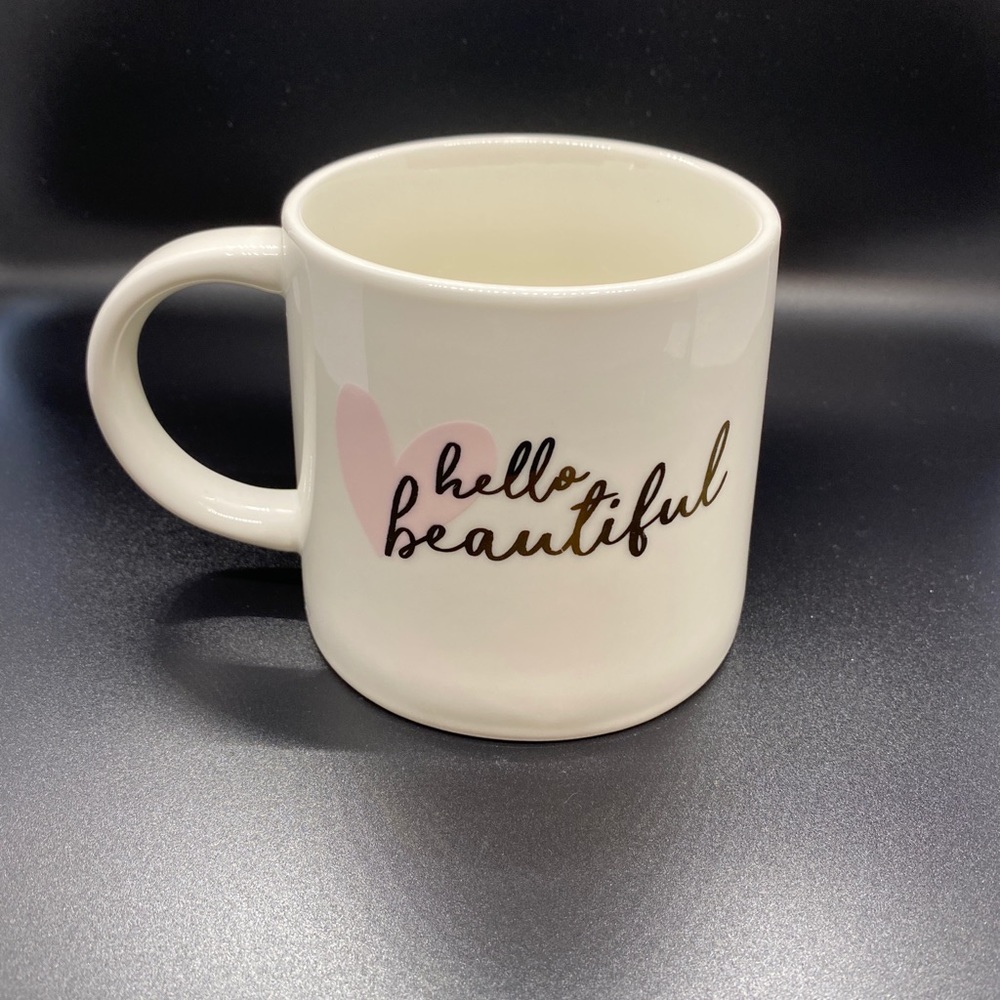 2 Hello Beautiful Coffee Mugs